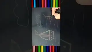 Easy Boat ⛵ 🚢 drawing #myartcreativity #drawing #artandcraft #art #drawing #ytshorts #trending