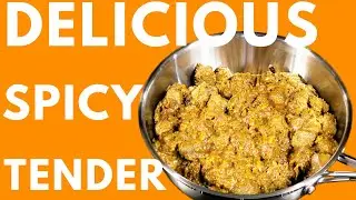 Deer Meat Indian Style Dish - Spicy Venison Indian Style - Venison Curry