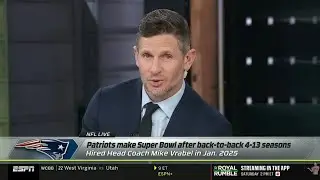 NFL LIVE | Orlovsky Says Mike Vrabel Is Elevating Drake Maye&rsquo;s Super Bowl Run