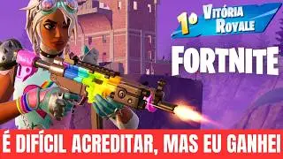 FORTNITE - GAMEPLAY DA VIT&Oacute;RIA COM A  E SKIN DA SAQUEADORA ESTELAR E TEMAS DE HALLOWEEN
