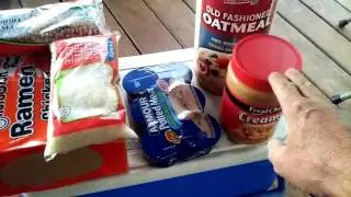 Bug out bag 7 day food challenge
