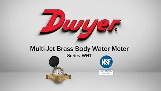 Multi-Jet NSF Certified Brass Body Water Meter | Series WNT