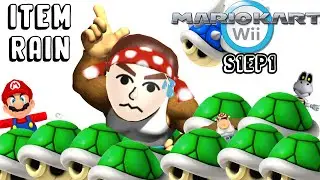 THIS IS CRAZY! Mario Kart Wii Madness S1EP1 Item Rain