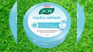 Joy Hydra Refresh Ultra Light Gel Review / Hyaluronic Acid Gel / Gel Moisturiser Review ||