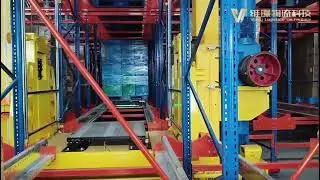 Two Way Shuttle With Stacker Crane | ASRS System : Operational Video