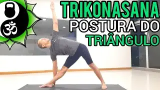 Trikonasana - Postura do Triângulo - Passo a passo | Rafa Leite Yoga e saúde