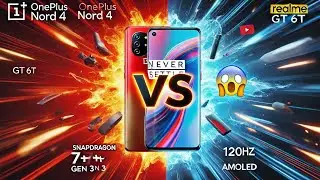 One plus nord 4 vs Realme GT 6T | Heavy battery drain test