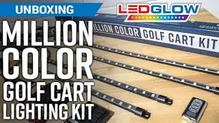 LEDGlow | Unboxing Our 4pc Million Color Golf Cart LED Lighting Kit