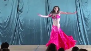 Modern Raqs Sharqi + Drum Solo - Meniyah Ulm 2016 Baucht&auml;nzerin