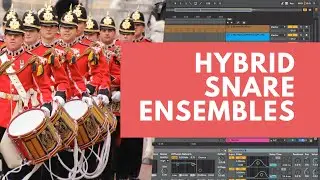 Produce Hybrid Marching Snare Ensembles! Ableton | Music Production | Stock Plugins | 3 Tips