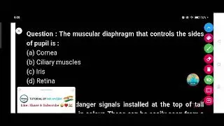 The muscular diaphragm that controls the sides of pupil is :-