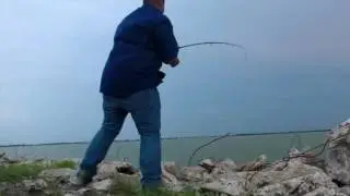 Texas reservoir fishing with a go pro