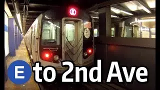 ⁴ᴷ E Trains Terminating at 2nd Avenue
