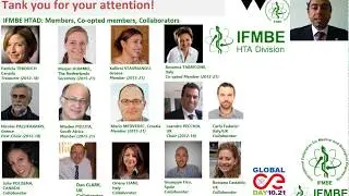 IFMBE HTAD @ Global CLinical Engineering Day, 21 October 2017