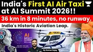 India's AI Impact Summit surprises with India&rsquo;s first flying AI taxi. Has India's AI Moment Arrived?