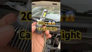 Best LED Headlights for Your Car! 200w car LED light Maruti Dzire     #led #dzire #shorts#dzire2025