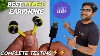 Best Type-C Wired Earphones Under 1000 ⚡⚡ Mozu Audiology 200 Type C Wired Earphones ⚡⚡