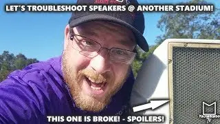 Work Vlog #14 - Testing Community Horn and Speakers at Garden City Stadium