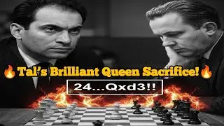 Tal&rsquo;s Brilliant Queen Sacrifice vs Keres (Moscow 1957)