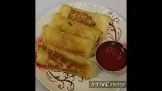 Bread Maggi spring roll