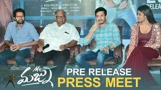 Mr Majnu Movie Team Pre Release Press Meet | Akhil Akkineni | Nidhhi Agerwal | Venky Atluri | TFPC