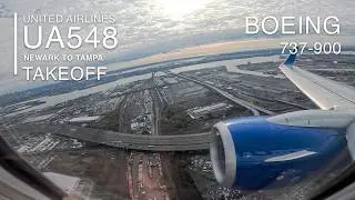 Takeoff [4K]: UA548 - Newark Liberty International (EWR) Airport - Boeing 737-900 - EWR to TPA