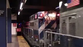 NYC Track Work:R156 Diesel Worktrain bypassing Broadway-Lafayette St