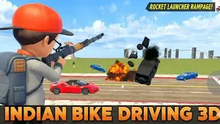 New Indian bike driving 3D game character and change bike at giant car at full video watching you😱😱