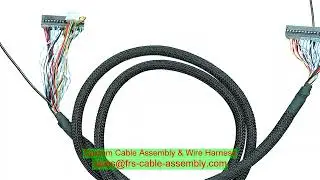 ZH AWG26 cable assembly contract manufacturing for patient monitor VW 1 odm cable assemblies