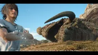 FFXV baulave mines and adamantoise fight warp-strike only EASY