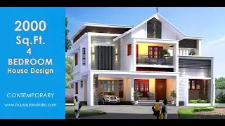 4 BHK House Design 3D with Detailed Plan