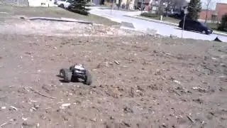 Brushless Losi E-Aftershock First Run - Part 2 - Mamba Monster 2200kV