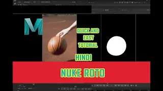 Nuke Rotoscoping Tutorial - Introduction to Roto Node | nuke beginner tutorial | nuke tutorial |