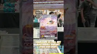 Pok&eacute;mon 151 English MASTERBALL?! WHAT?! Charizard GRAIL sold #pokemon #vendorpov #shorts