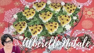 IDEA SEMPLICE COME ANTIPASTO DEL PRANZO DI NATALE | ALBERELLI | RICETTA FACILE E VELOCE