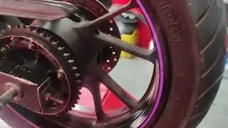 Montagem roda traseira Fazer 250 yamaha