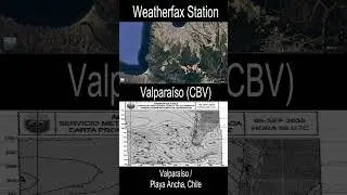🇨🇱 Weatherfax Stations - Valpara&iacute;so (CBV) #maritimesafety #radiofax #weatherreport #hffax