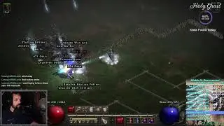 HC 8-Man Speedrun! Day21 HC Holy Grail! !merch #DiabloPartner