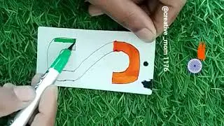 S Indian flag drawing #viral #independencedayflag #art #trending #flagdesign @creative _mom1176
