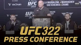 Full UFC 322 Press Conference | MMA Fighting