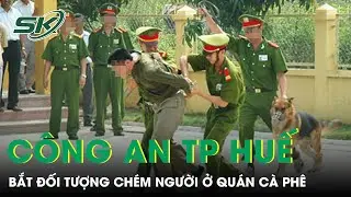 Bắt gã đàn ông cầm rựa rượt chém bạn tại quán cà phê, nhiều người hoảng sợ bỏ chạy ở TP Huế