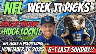 NFL Picks Today Week 11 Sunday 11/16/2025 | Free NFL Best bets, Predictions & NFL Player Props Today