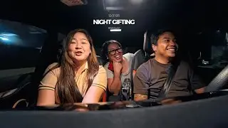 Year end gift giving to night vendors / workers 🤍 🎄 