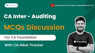 CA Inter - Auditing  MCQs Discussion | By CA Niket Thacker