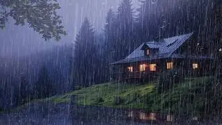 Perfect Rain Sounds For Sleeping - Intense Rainstorm for Deep Sleep & Relaxation, Relax , Study