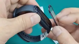 Защитная пленка из закаленного 3D-стекла для Mi Band 5/6 - Инструкция по применению (Ссылки для покупки в описании)