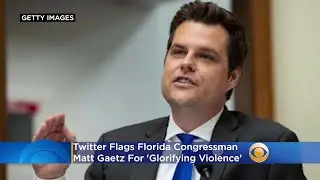 Twitter Flags Florida Congressman Matt Gaetz For 'Glorifying Violence'