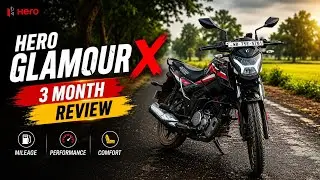 Hero Glamour X 3 Month Review in Hindi | Mileage, Performance & Comfort |hero glamour x 2025 model