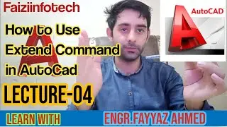 Lecture No.04 || How to use Extend Command In AutoCad #ExtendcommandinAutocad