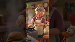 🐔😂 Funny Hen & Grandma Story | Golden Egg Comedy 🥚🍳#ai #story